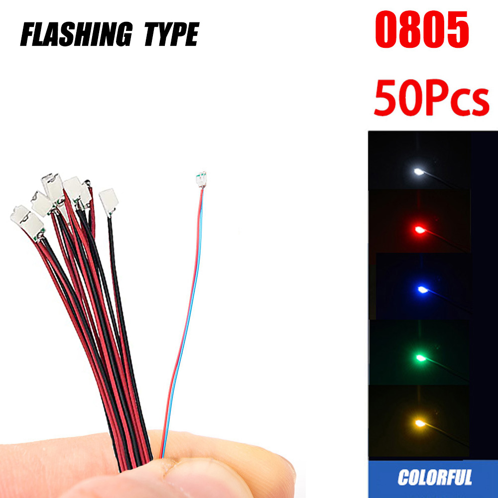 Smd Solder Paste - 50Pcs/bag 0805 FLASHING LED SMD Lamp