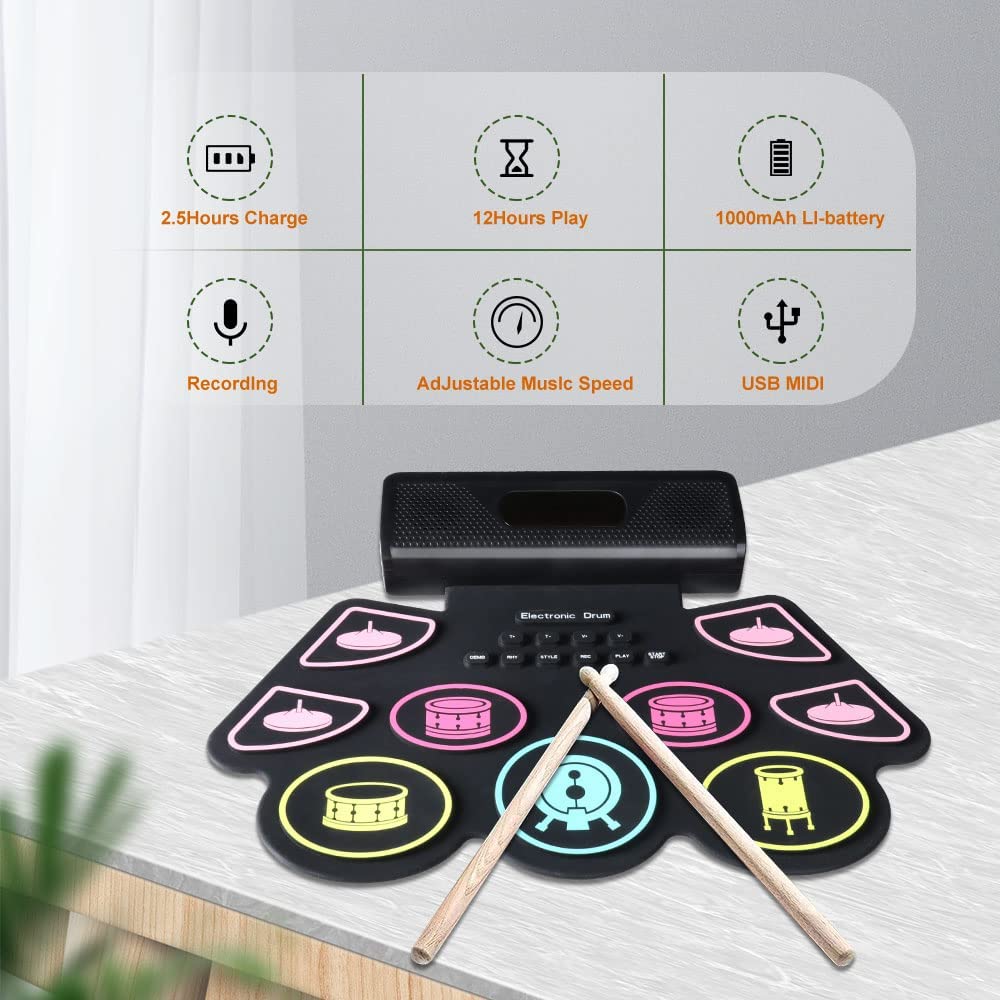 Digital Drum Set Silicone Port - Diy Electronics Projects For Adults ulasan dan harga