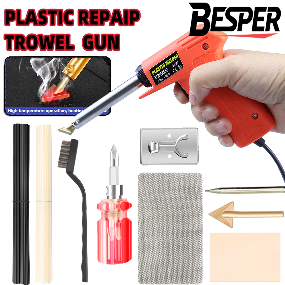 Hot Sell 2-in-1 Plastic Welder - Soldering Iron Kit ulasan dan harga