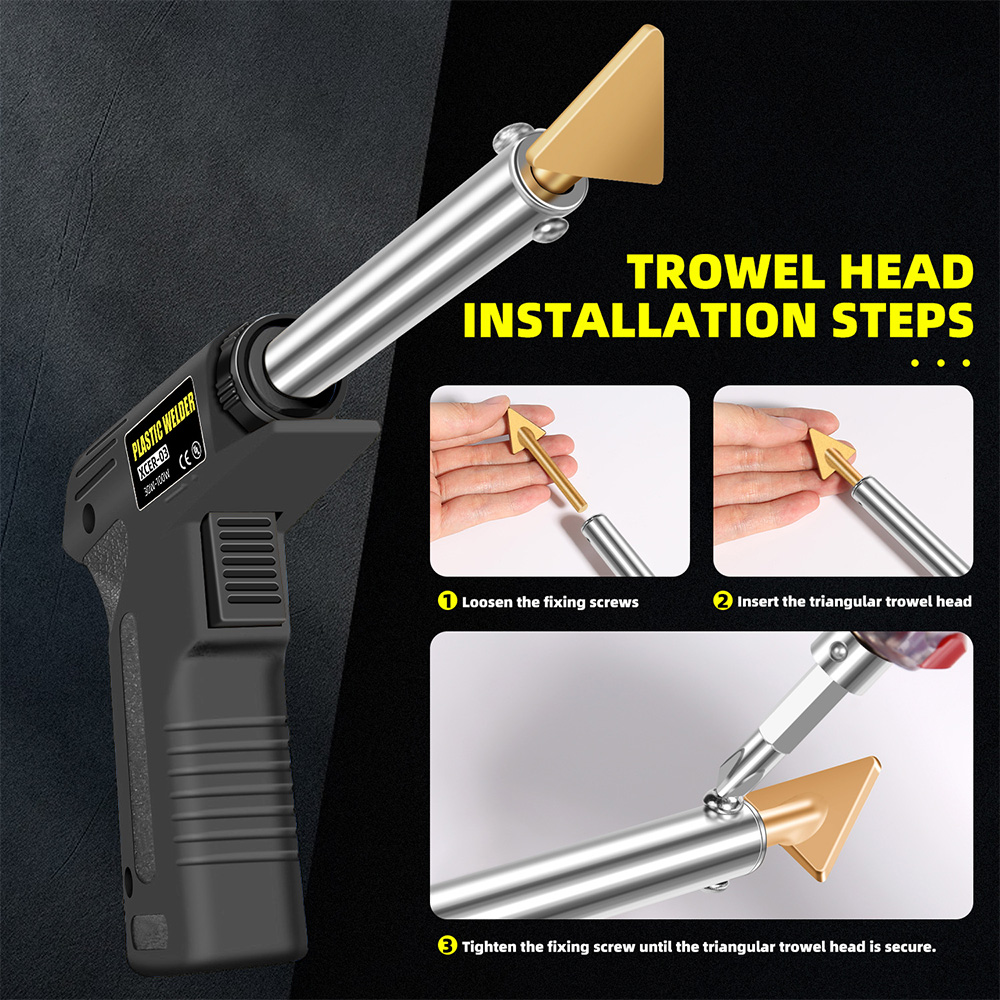 Hot Sell 2-in-1 Plastic Welder - Soldering Iron Kit ulasan dan harga