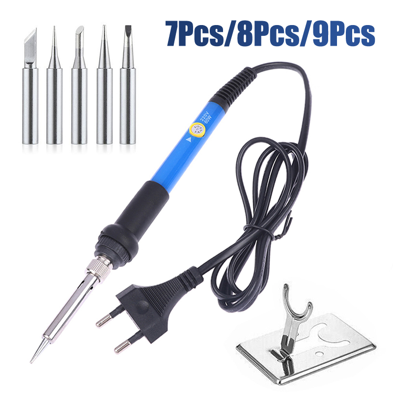 Adjustable Temp 220V 60W Elect - Soldering Iron Kit ulasan dan harga