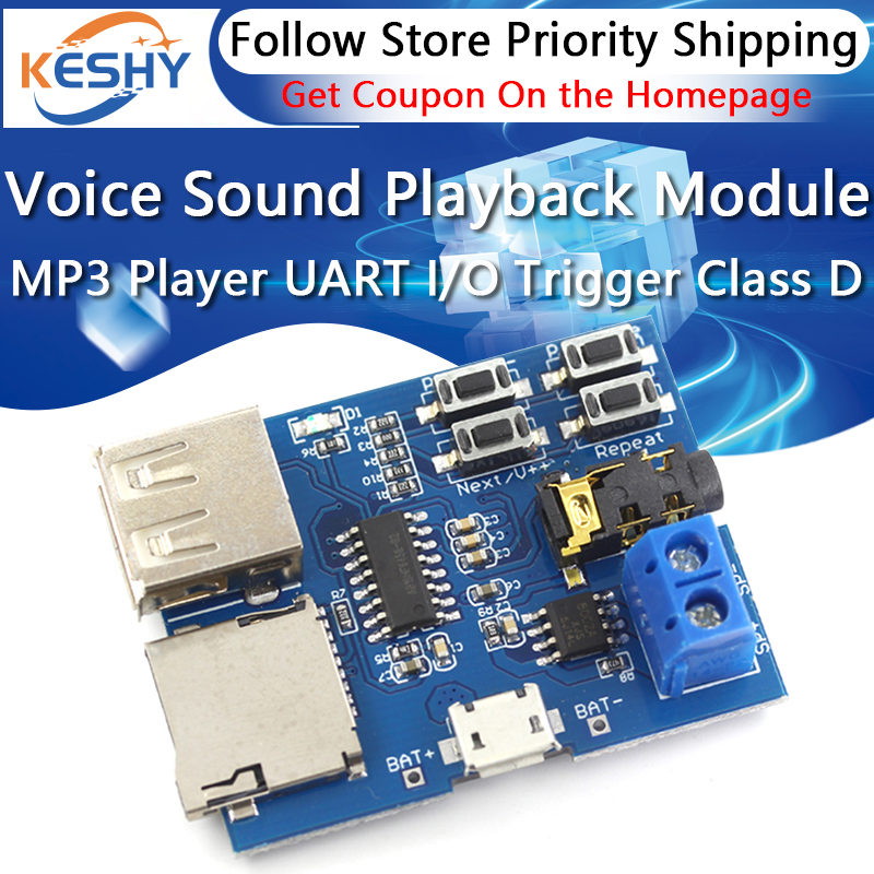 Voice Sound Playback Module Ar - Sd Card Module Spi ulasan dan harga