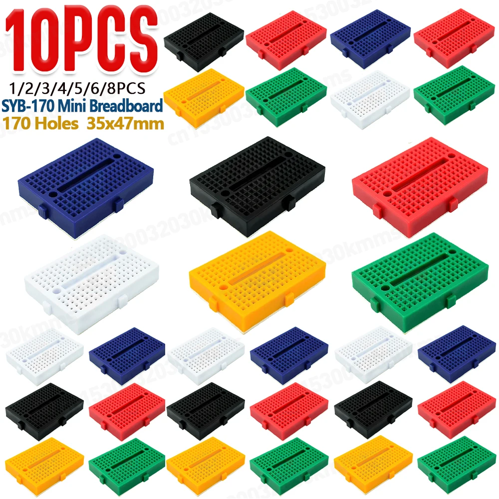 1-10PCS SYB-170 Mini Solderles - Diy Electronics Breadboard ulasan dan harga
