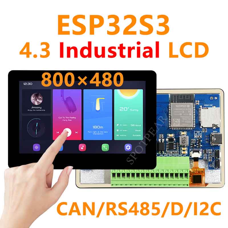 ESP32 S3  800x480 Captive Touc - I2C Lcd Display ulasan dan harga