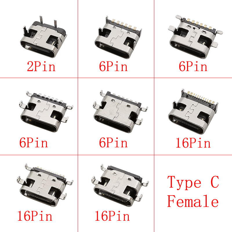 10Pcs USB Type C Female Jack C - Smd Solder Paste ulasan dan harga