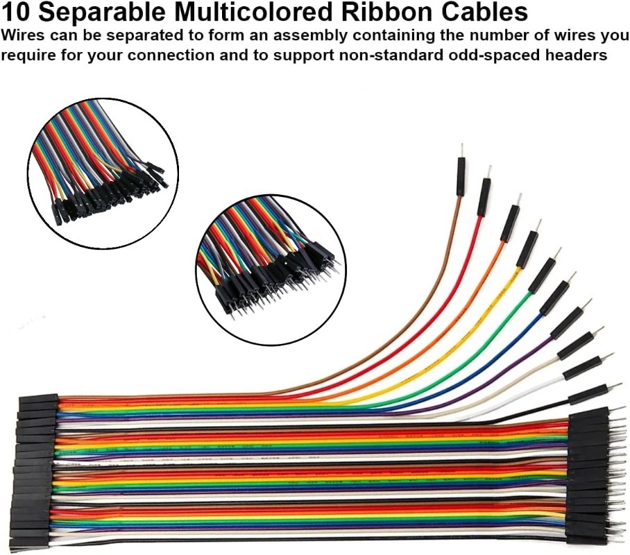 40Pin Dupont Cable Ribbon Jump - Diy Electronics Breadboard ulasan dan harga