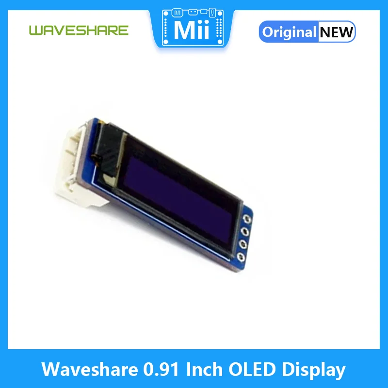 Waveshare 0.91 Inch OLED Displ - I2C Lcd Display ulasan dan harga