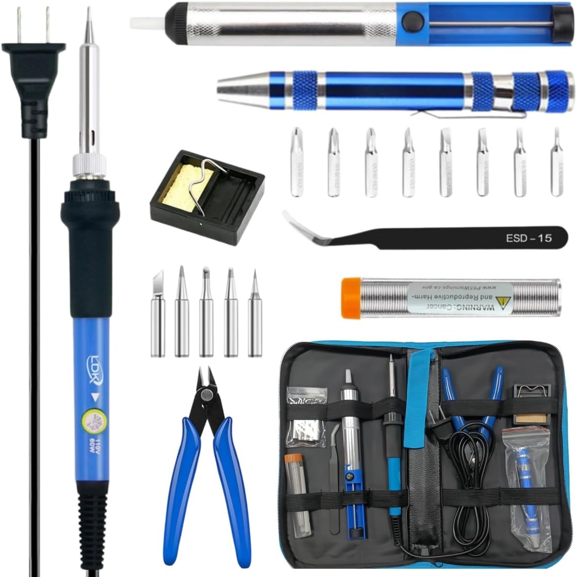 Soldering Iron Kit 60W with Ad - Soldering Iron Kit ulasan dan harga