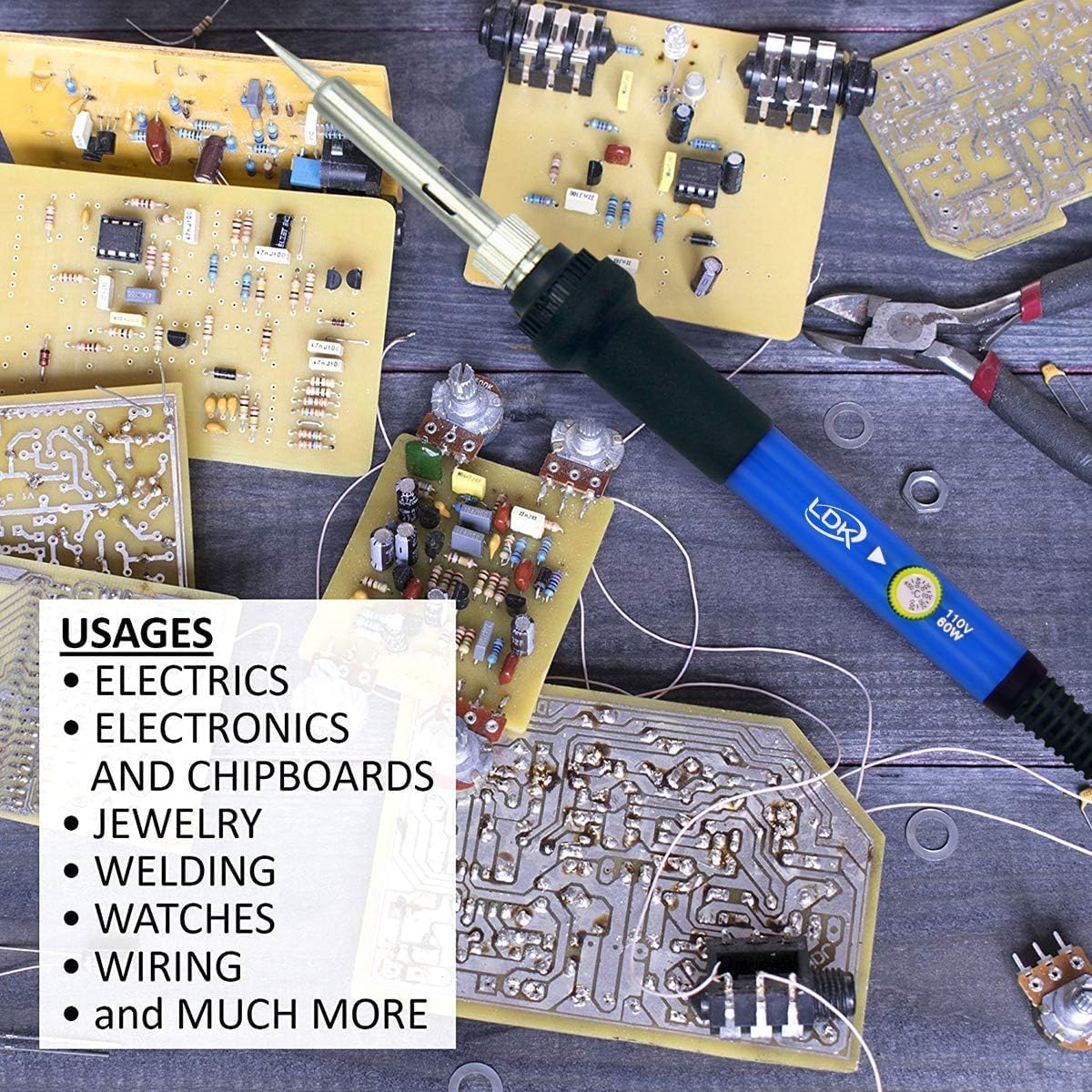 Soldering Iron Kit 60W with Ad - Soldering Iron Kit ulasan dan harga