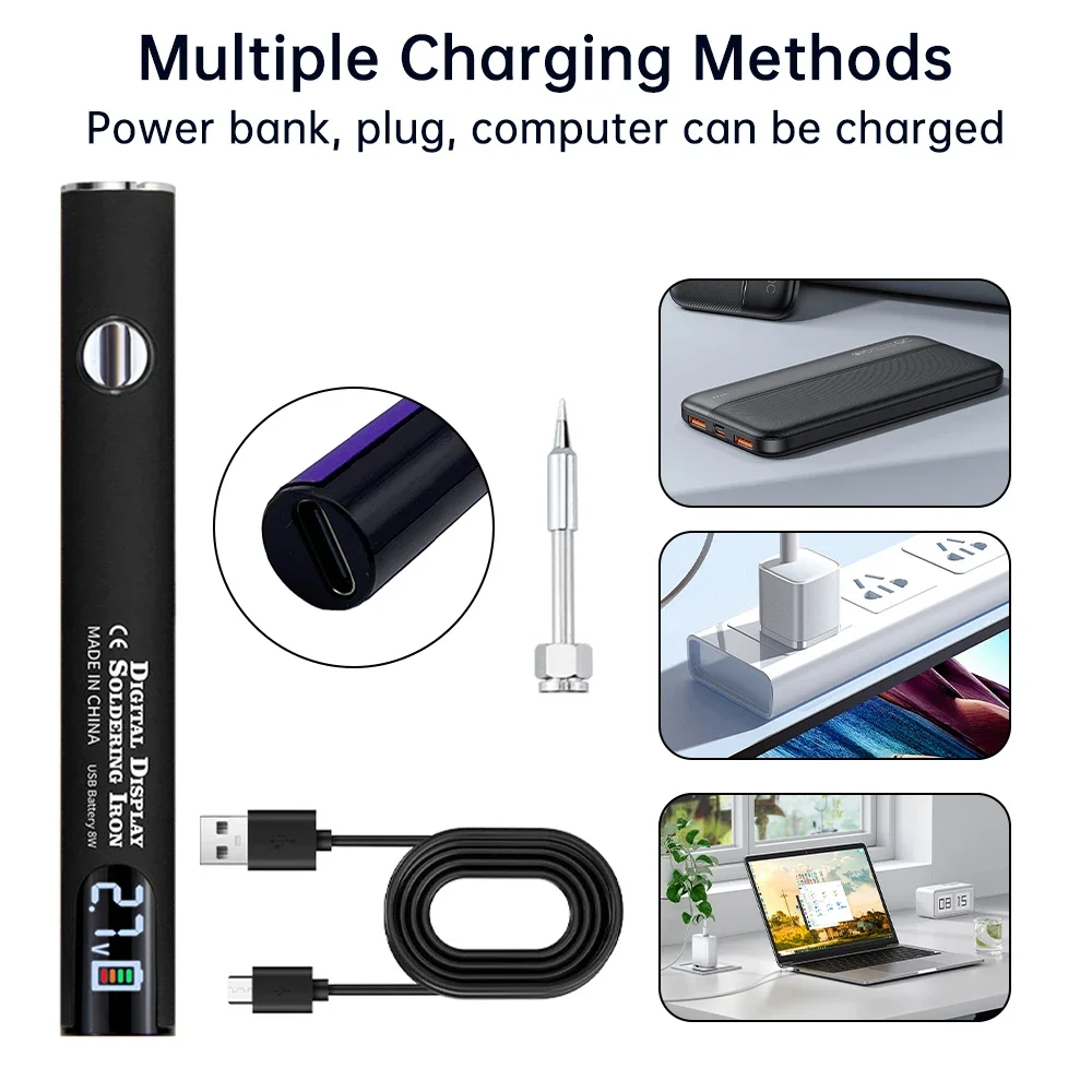 510 Smart Soldering Iron Kit A - Diy Electronics Bench ulasan dan harga