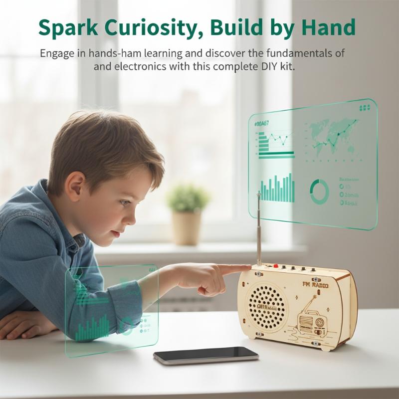 DIY Wooden FM Radio Kit Vintag - Diy Electronics Projects For Kids ulasan dan harga