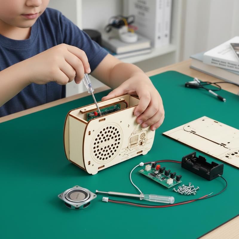 DIY Wooden FM Radio Kit Vintag - Diy Electronics Projects For Kids ulasan dan harga