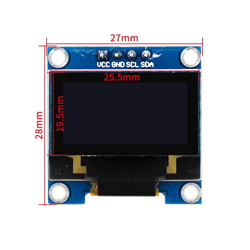 0.96 Inch OLED SSD1306 I2C IIC - I2C Lcd Display ulasan dan harga