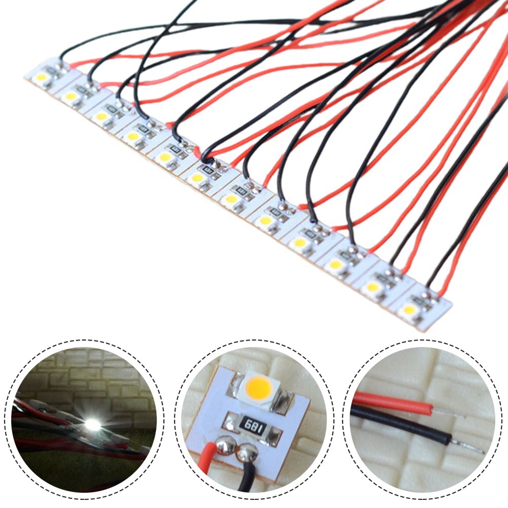 5/10/20pcs 3528 SMD Lamp Wired - Smd Solder Paste ulasan dan harga