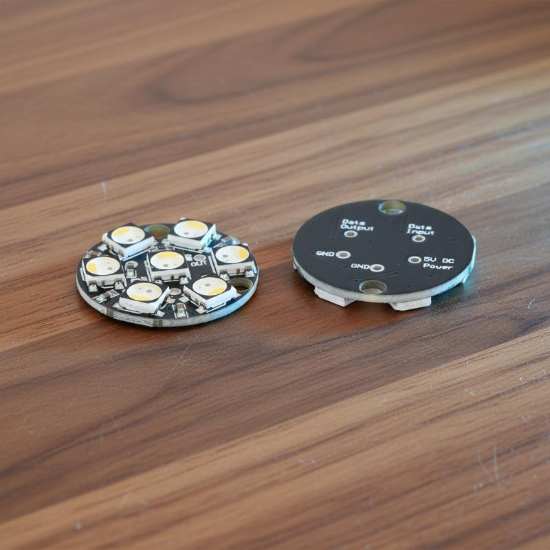 WS2812 7Bit Circular LED Circu - Diy Electronics Projects For Students ulasan dan harga