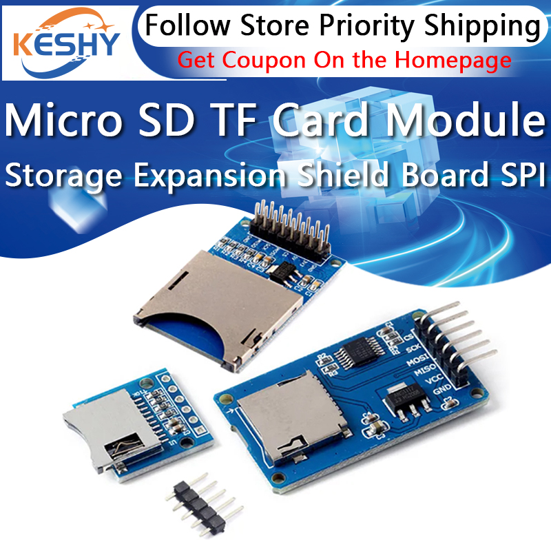 Micro SD Storage Expansion Boa - Sd Card Module Spi ulasan dan harga