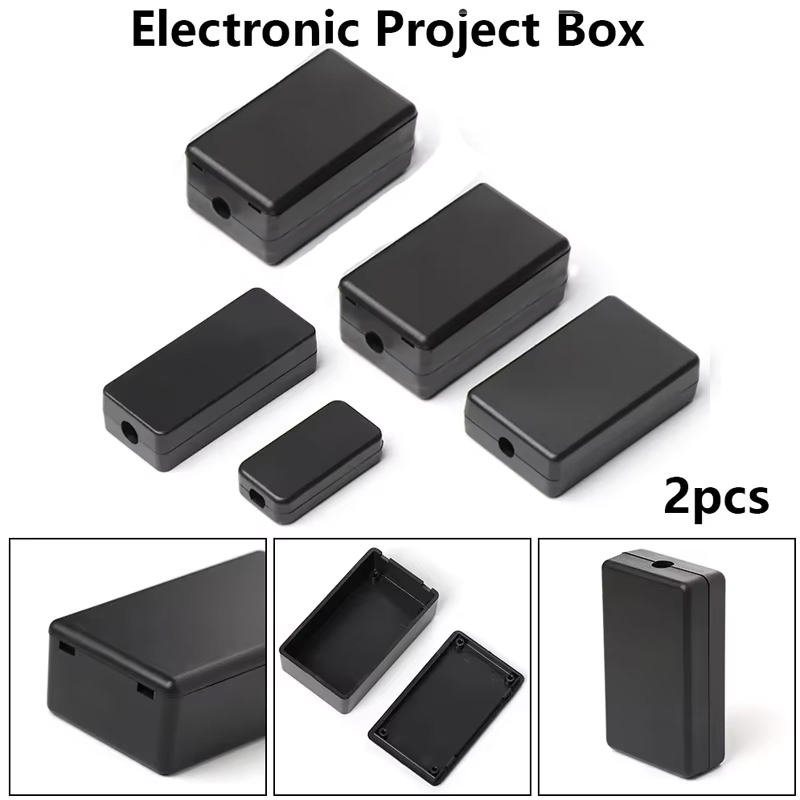2PCS Plastic Waterproof Black  - Diy Electronics Supplies ulasan dan harga