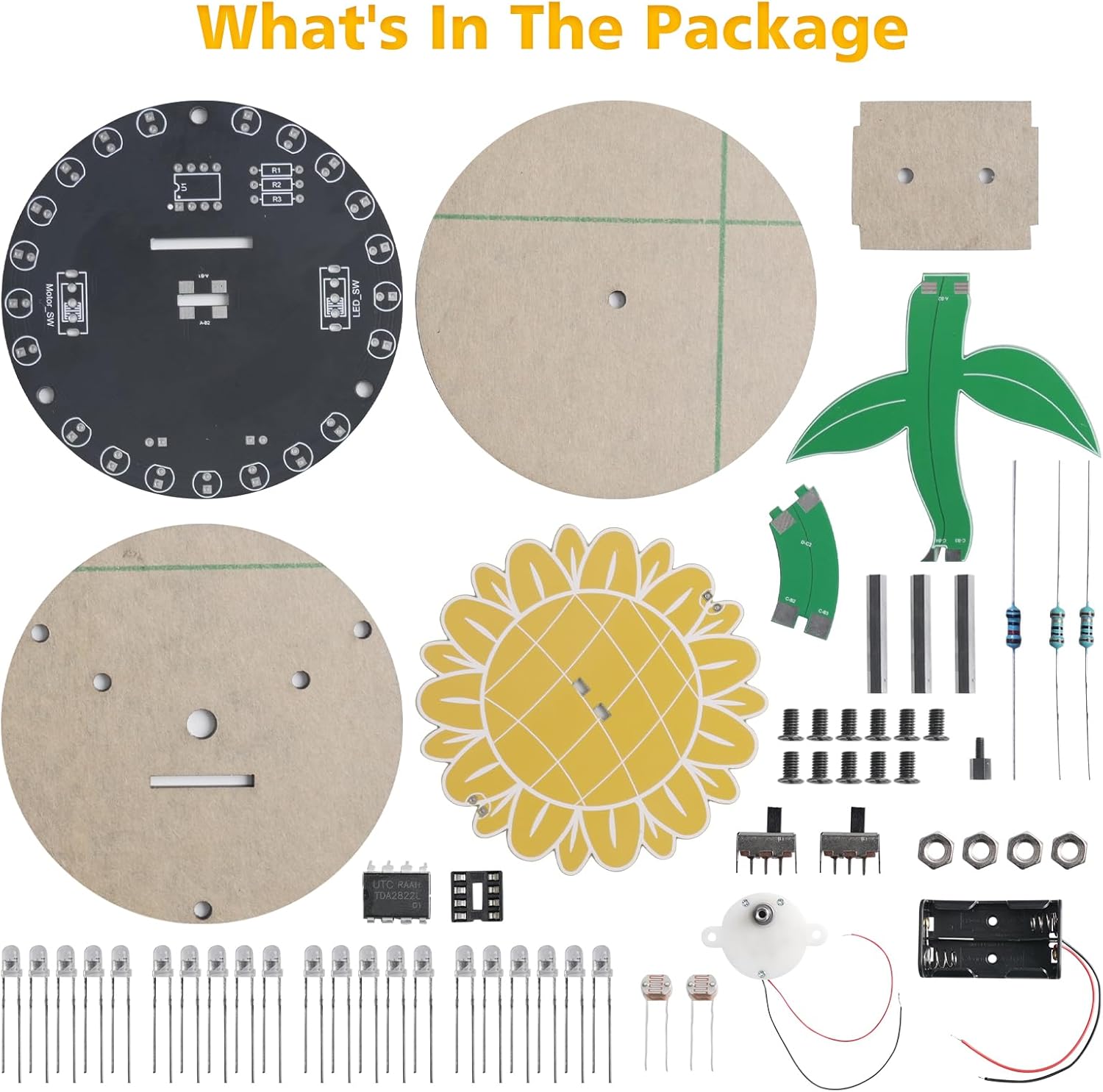 Light Chasing Sunflower Solder - Diy Electronics Projects For Adults ulasan dan harga