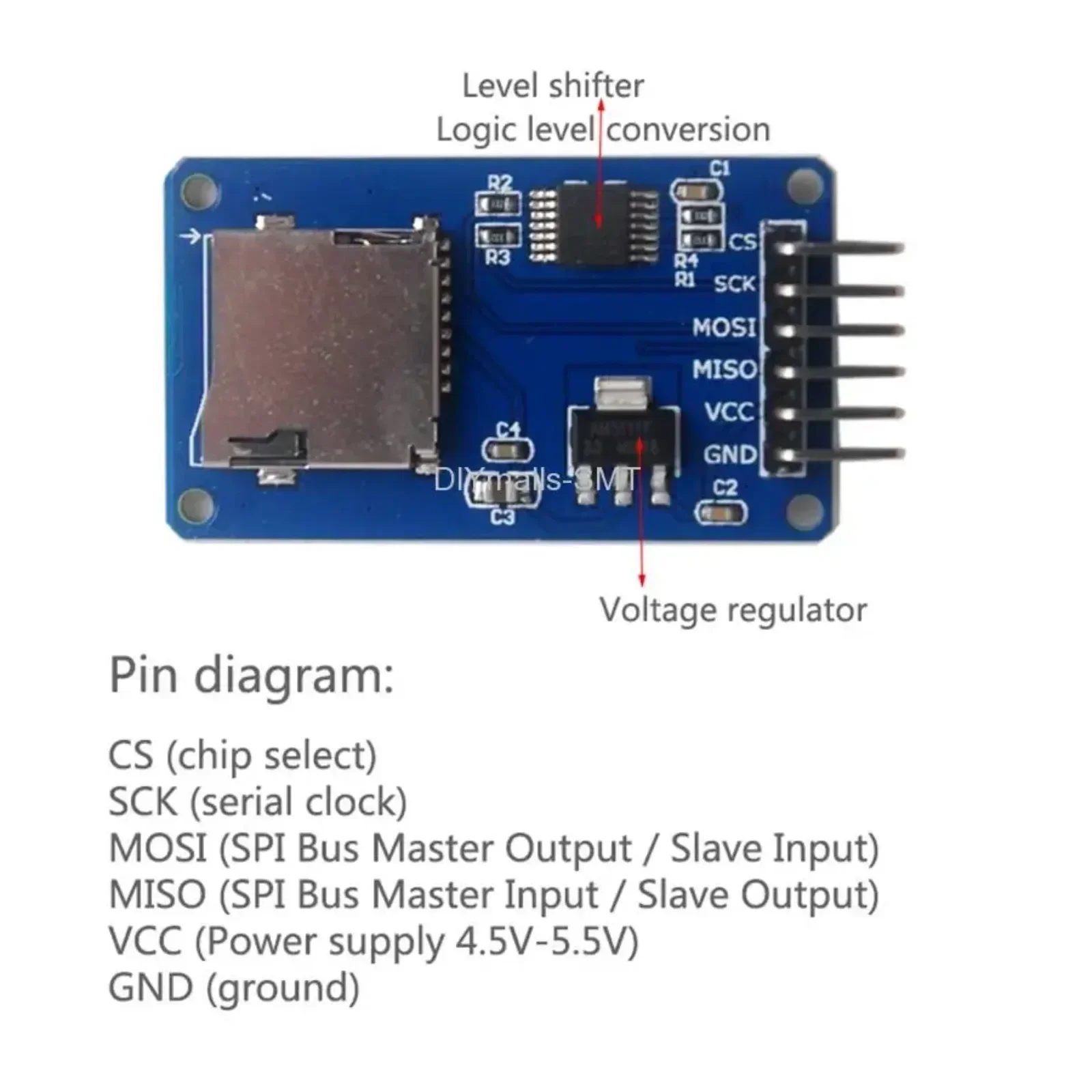 5PCS Micro SD Card Module With - Sd Card Module Spi ulasan dan harga