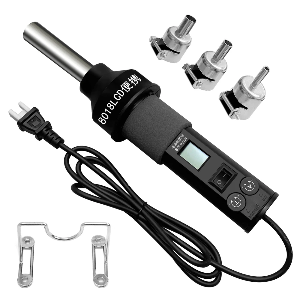 LCD Digital Heat Hot Air Gun D - Smd Solder Paste ulasan dan harga