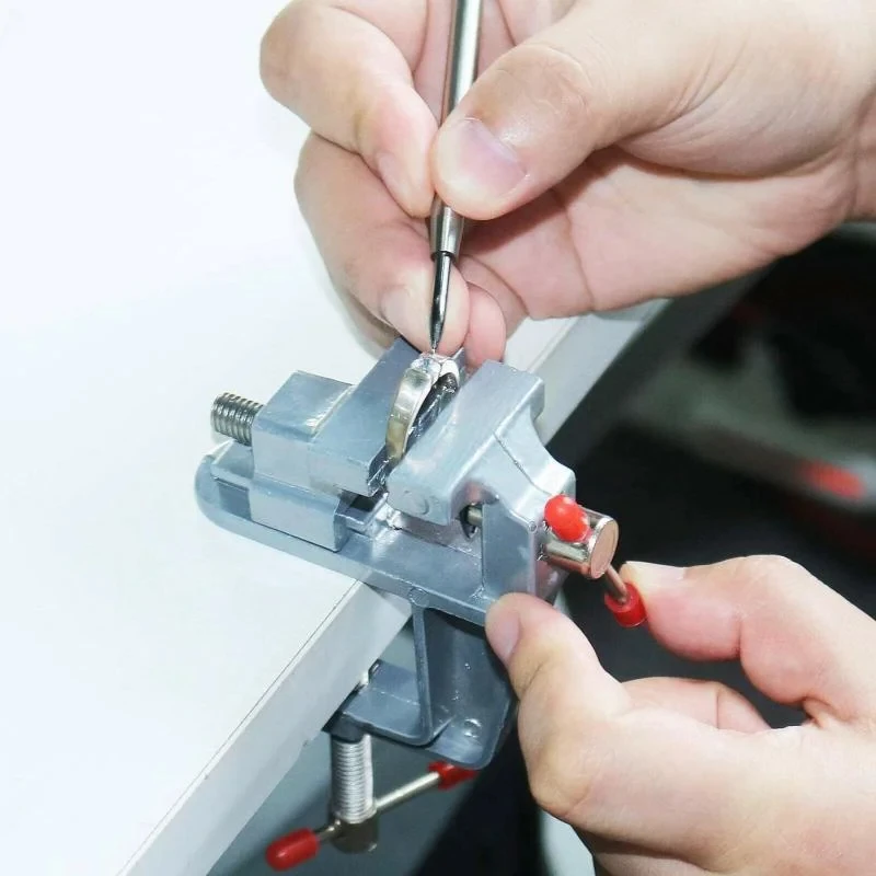 Mini Bench Vise Table Clamp Sc - Diy Electronics Bench ulasan dan harga
