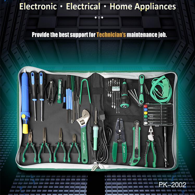 52Pcs Pro'sKit PK-2002B Home E - Diy Electronics Bench ulasan dan harga