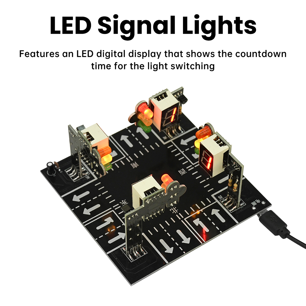 Traffic Light Simulator Kit wi - Diy Electronics Projects For Adults ulasan dan harga