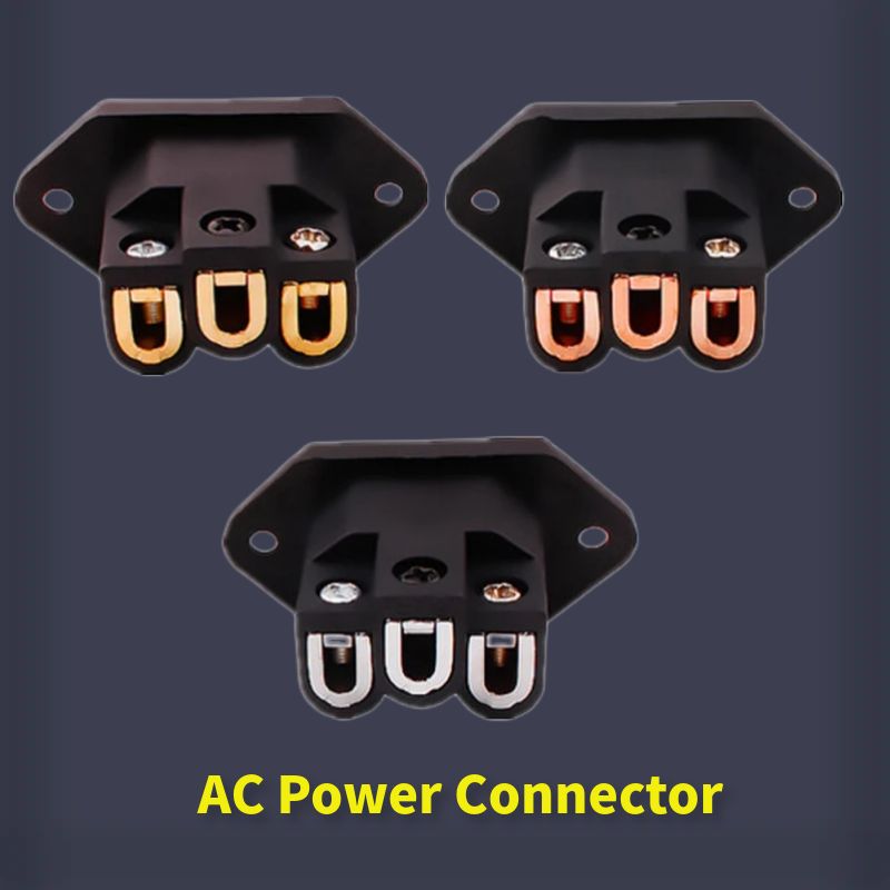 3 Pin AC Power Connector Audio - Diy Electronics Audio ulasan dan harga