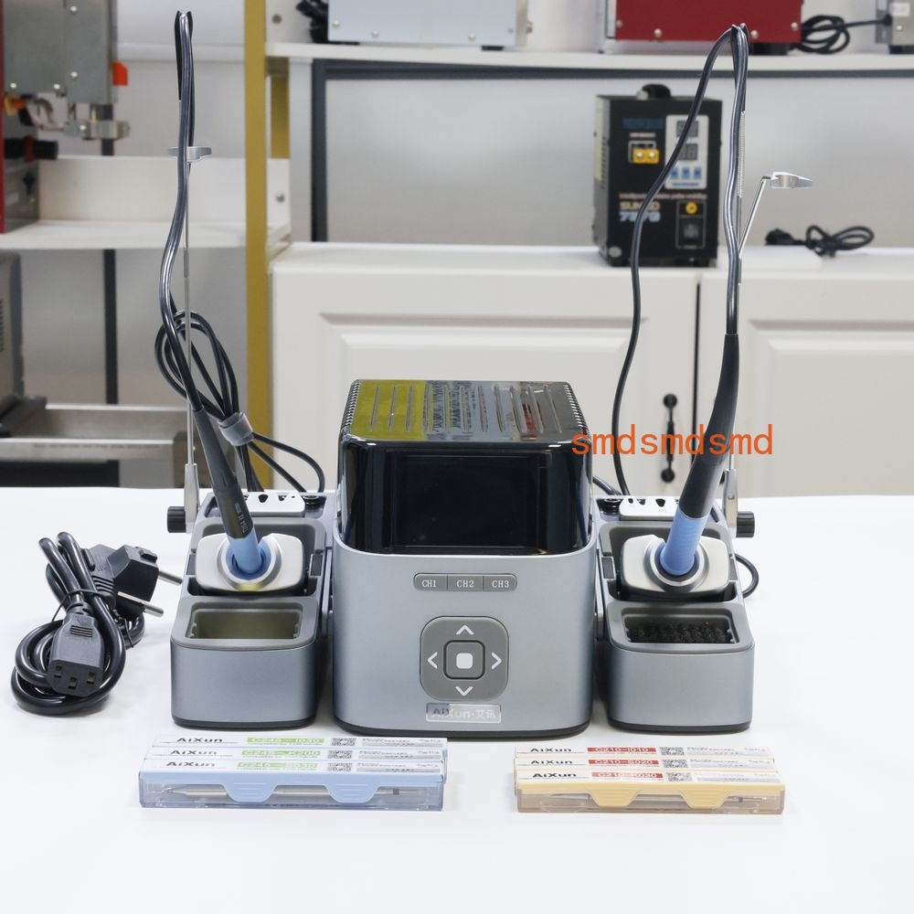 T420D Dual-channel Intelligent - Soldering Iron Kit ulasan dan harga