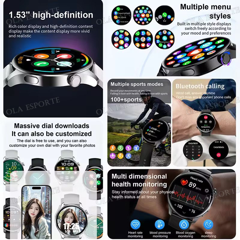 New SmartWatch for Men Women B - Diy Electronics Audio ulasan dan harga
