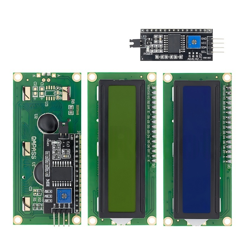 LCD 1602 2004 Module Blue Gree - I2C Lcd Display ulasan dan harga