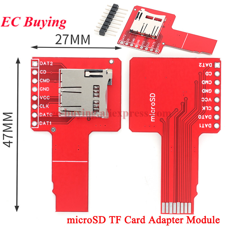 10Pcs/1pc Micro SD TF Card SPI - Sd Card Module Spi ulasan dan harga