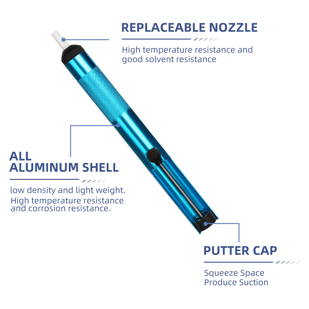 Aluminum Desoldering Pump Suct - Desoldering Pump Solder ulasan dan harga