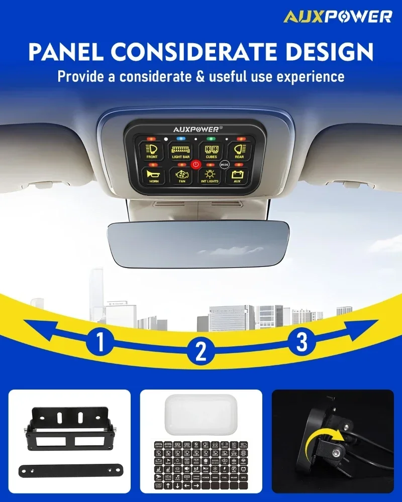 RGB Lights On-Off Control Swit - Diy Marine Electronics ulasan dan harga