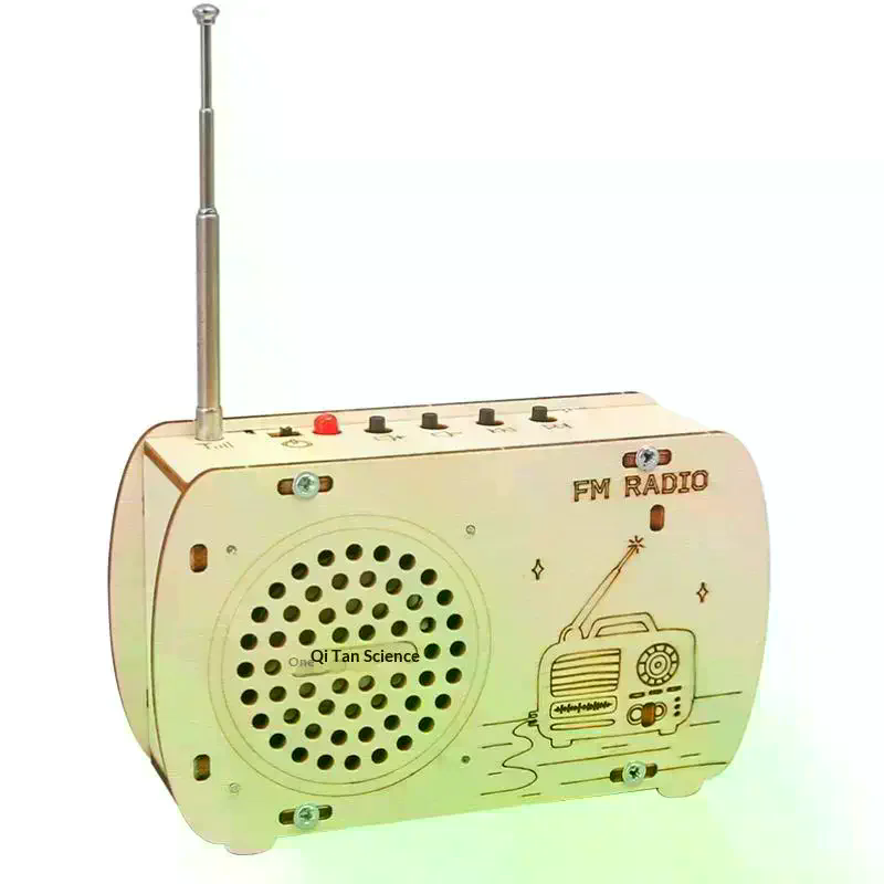 /Cna/DIY Wooden FM Radio Kit V - Diy Electronics Projects For Kids ulasan dan harga