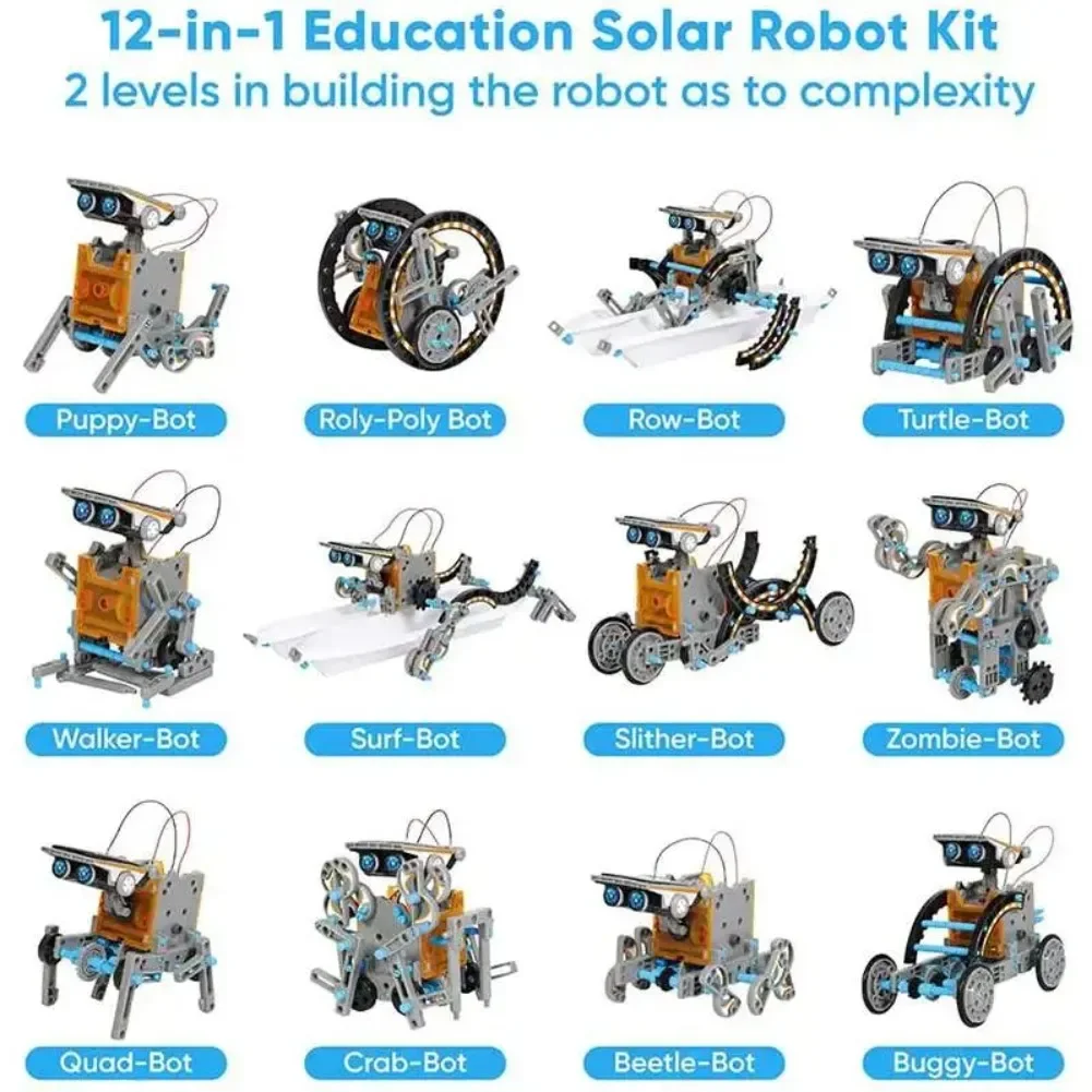 13 in 1 Solar Powered Robot Sc - Diy Electronics Supplies ulasan dan harga