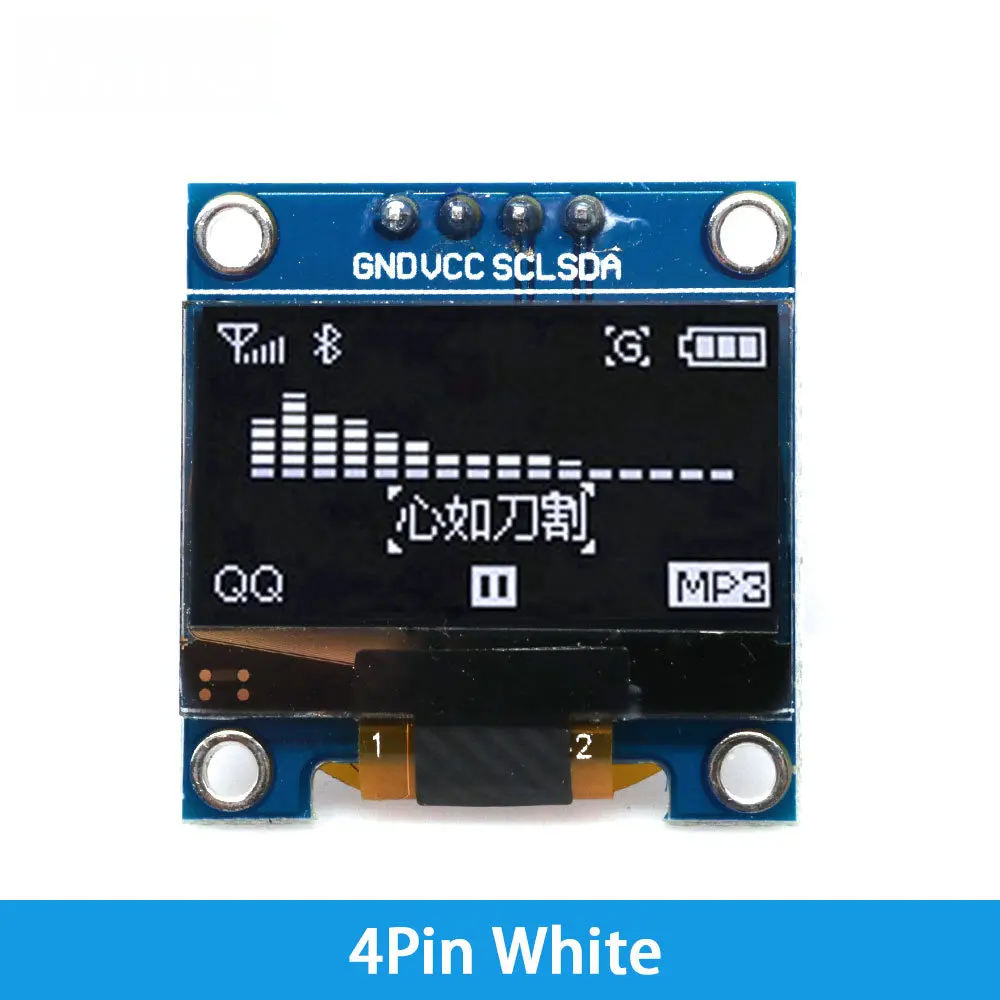 High-Contrast 0.96-Inch OLED D - I2C Lcd Display ulasan dan harga