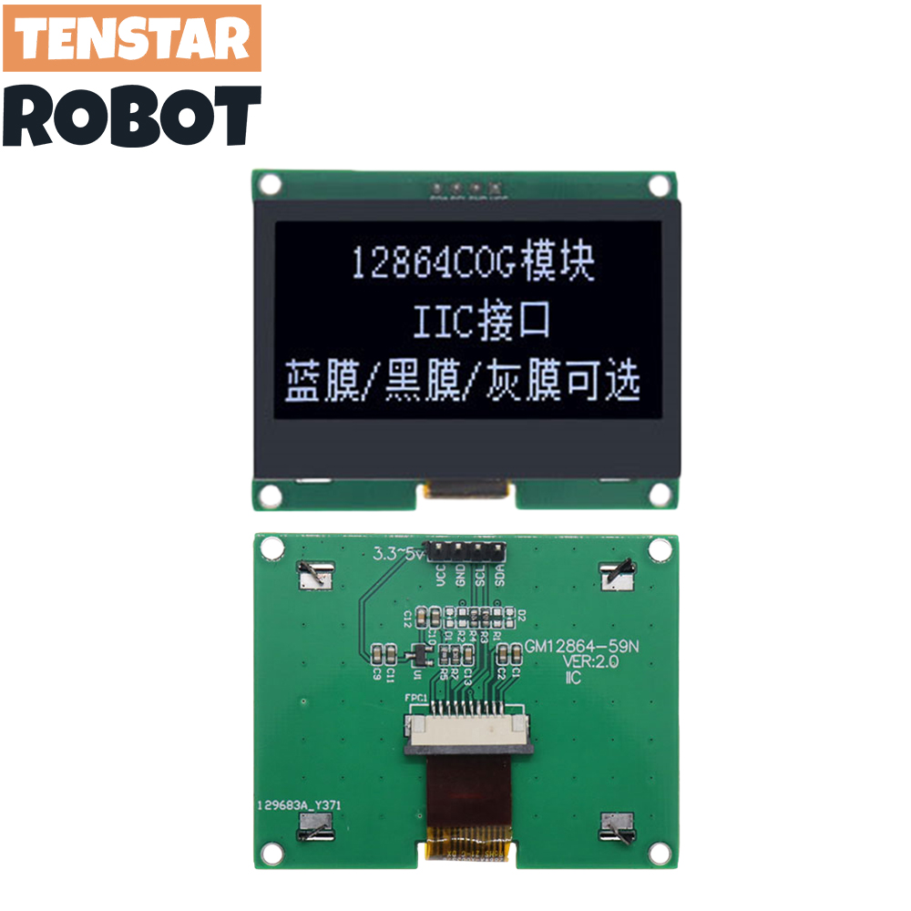 TENSTAR 12864-59N IIC 4P LCD M - I2C Lcd Display ulasan dan harga