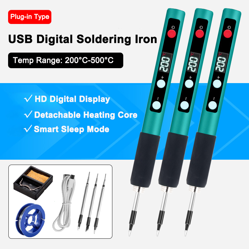 Portable Mini USB Type-C Digit - Diy Electronics Bench ulasan dan harga