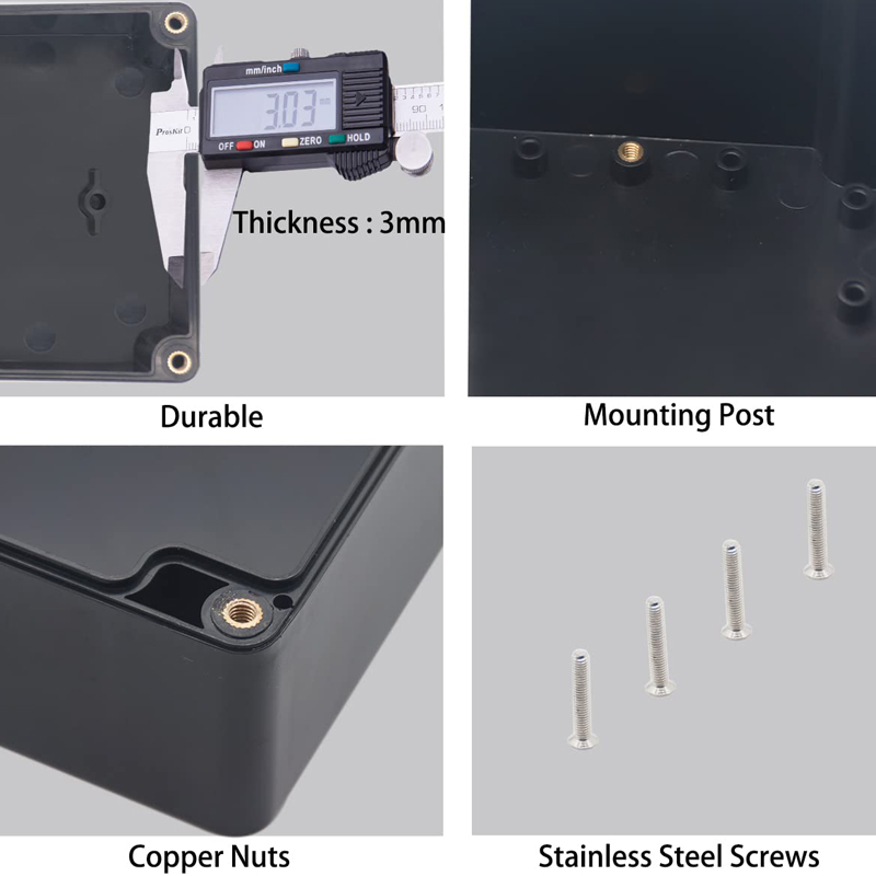 Waterproof Junction Box ABS Pl - Diy Electronics Supplies ulasan dan harga